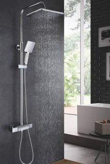 Душевая стойка Rose R3736 с термостатом хром